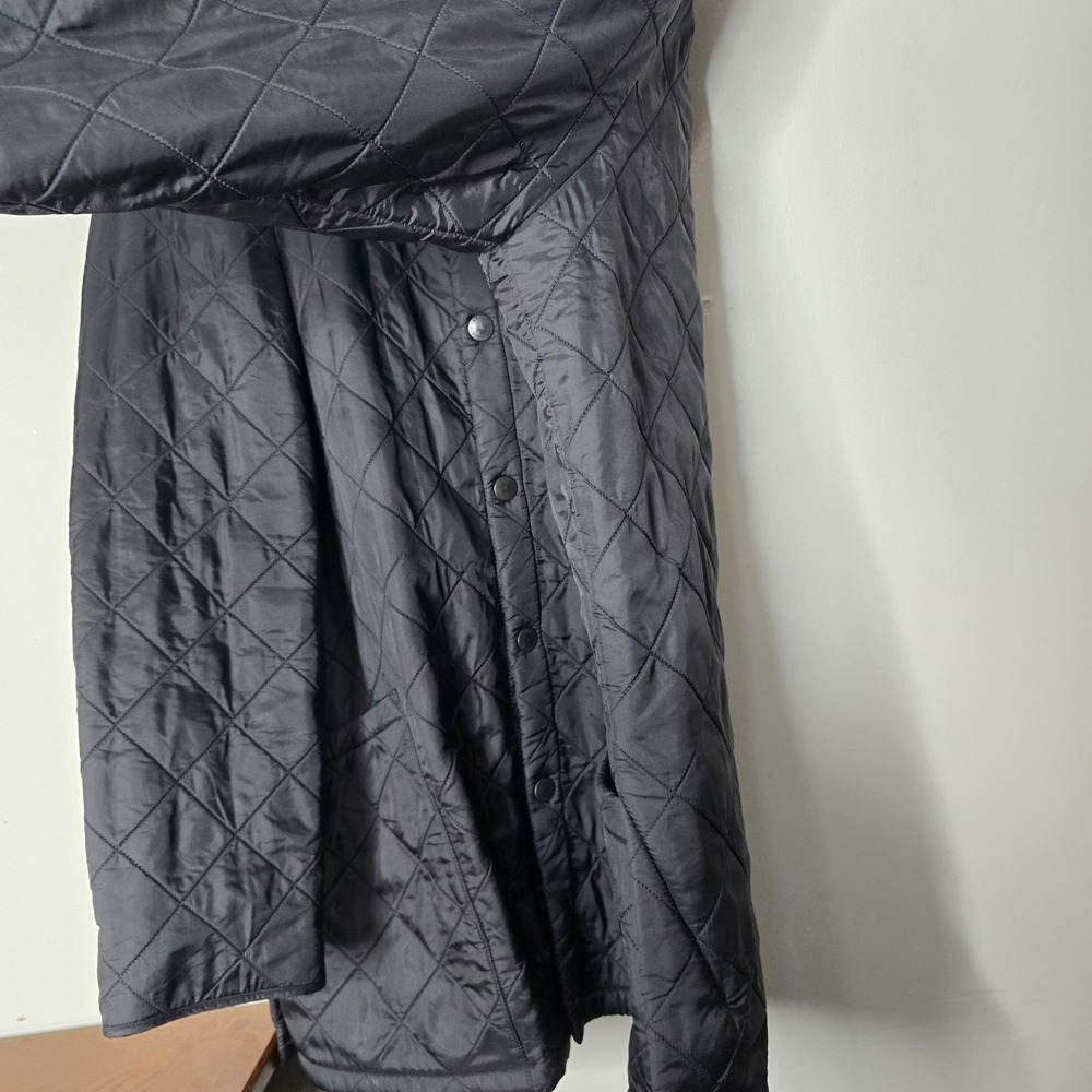 Barbour Black Quilted Liddesdale Jacket Size XL Chore Work Coat Heritage Barn - Picture 11 of 16
